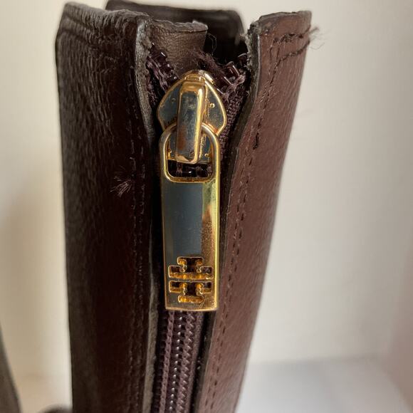 Tory Burch Brown Leather Riding Boots • Women’s 8.5 • Equestrian Style - Picture 4 of 12